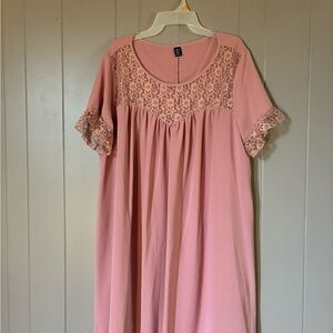 SHEIN Curve Blush Pink Top